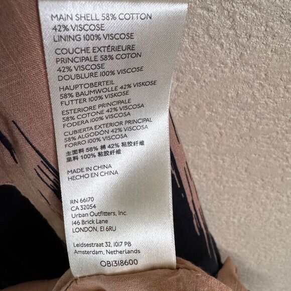 Anthropologie Maeve The Cassandra Maxi Dress Ikat Flutter Sleeve Ruffles Size XS - Picture 11 of 16